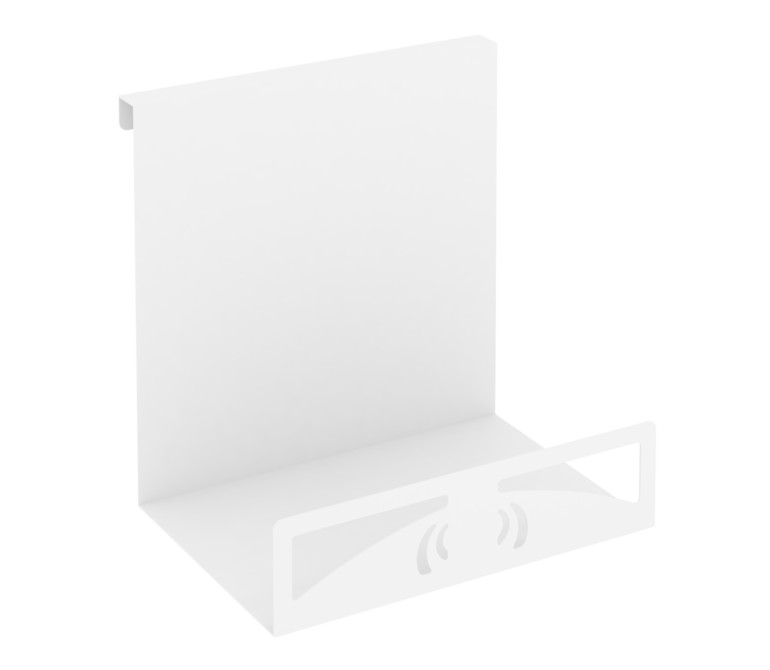 Навесной лоток для бумаг вертикальный широкий MAN-23 Металл Белый 230*180*250