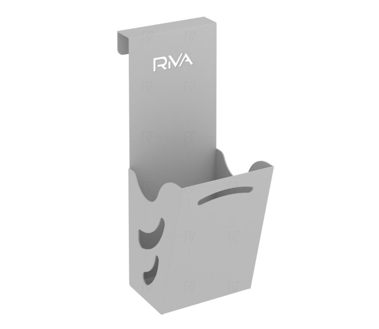 Навесной лоток для ручек и карандашей MAN-04 Металл Серый 80*103*200