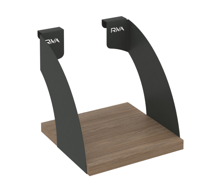 Навесные полки. Кронштейны+ЛДСП полка 200мм MAN-41-2 Дуб аризона/Антрацит металл 200*220*200