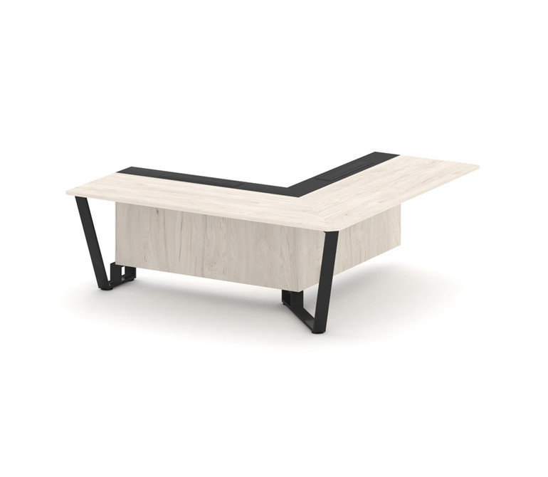 Steel Meet Проходной угловой модуль правый KMK-PR.B.SPPOU-20(R) Денвер Светлый/Графит Глянец/Металл