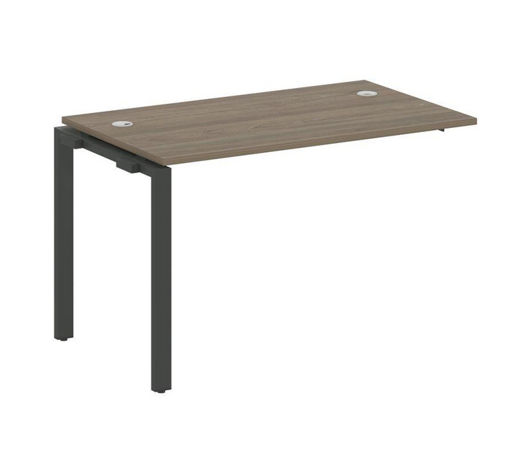 Metal System Проходной элемент рабочей станции на П-образном м/к БП.ПРС-СП-1.2 Вяз Благородный/Метал