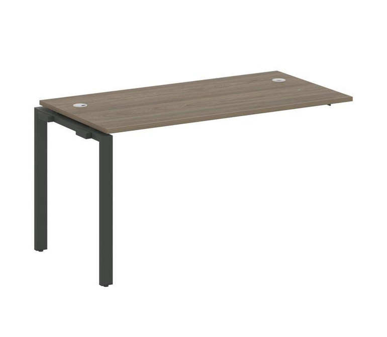 Metal System Проходной элемент рабочей станции на П-образном м/к БП.ПРС-СП-1.3 Вяз Благородный/Метал