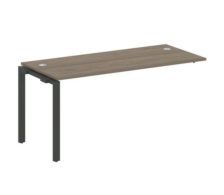 Metal System Проходной элемент рабочей станции на П-образном м/к БП.ПРС-СП-1.4 Вяз Благородный/Метал