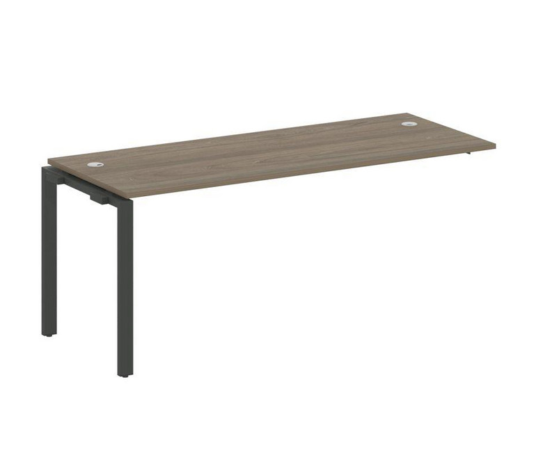 Metal System Проходной элемент рабочей станции на П-образном м/к БП.ПРС-СП-1.5 Вяз Благородный/Метал