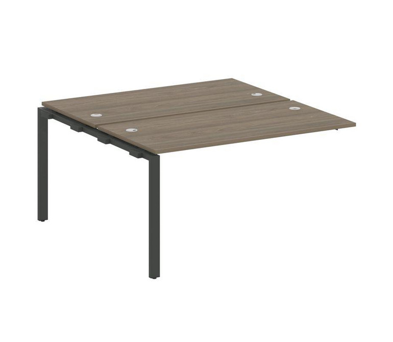 Metal System Проходной элемент рабочей станции на П-образном м/к БП.ПРС-СП-2.3 Вяз Благородный/Метал