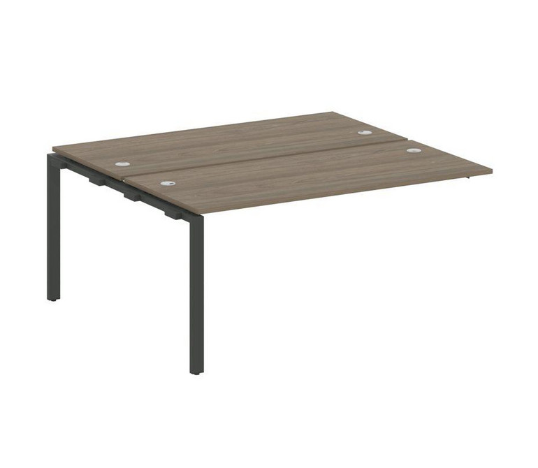 Metal System Проходной элемент рабочей станции на П-образном м/к БП.ПРС-СП-2.4 Вяз Благородный/Метал