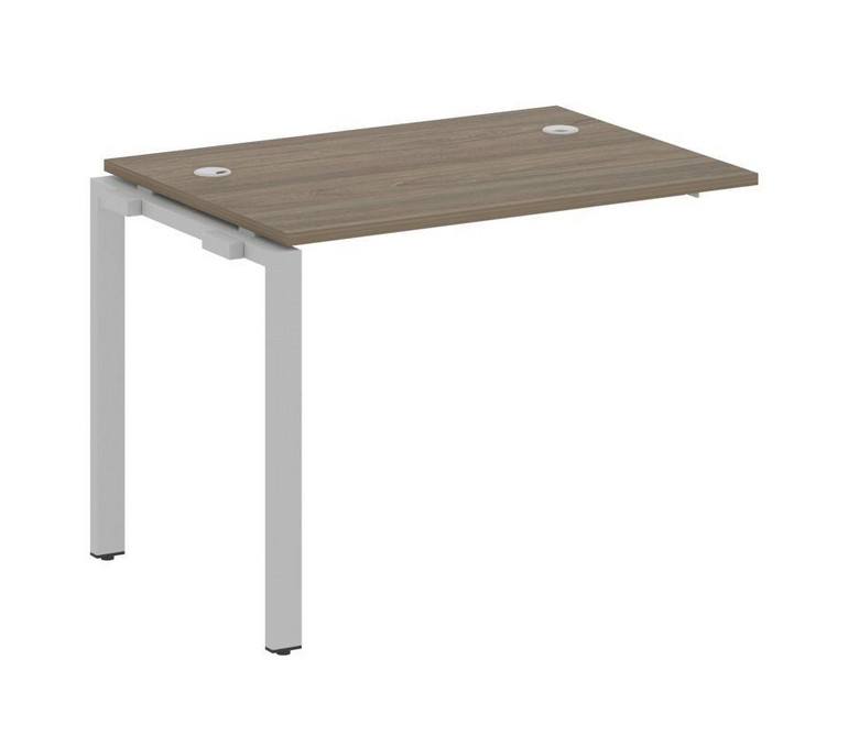 Metal System Проходной элемент рабочей станции на П-образном м/к БП.ПРС-СП-1.1 Вяз Благородный/Метал