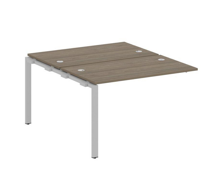 Metal System Проходной элемент рабочей станции на П-образном м/к БП.ПРС-СП-2.2 Вяз Благородный/Метал