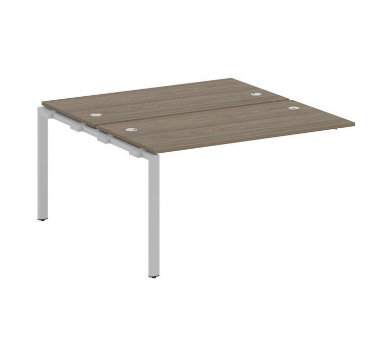 Metal System Проходной элемент рабочей станции на П-образном м/к БП.ПРС-СП-2.3 Вяз Благородный/Метал