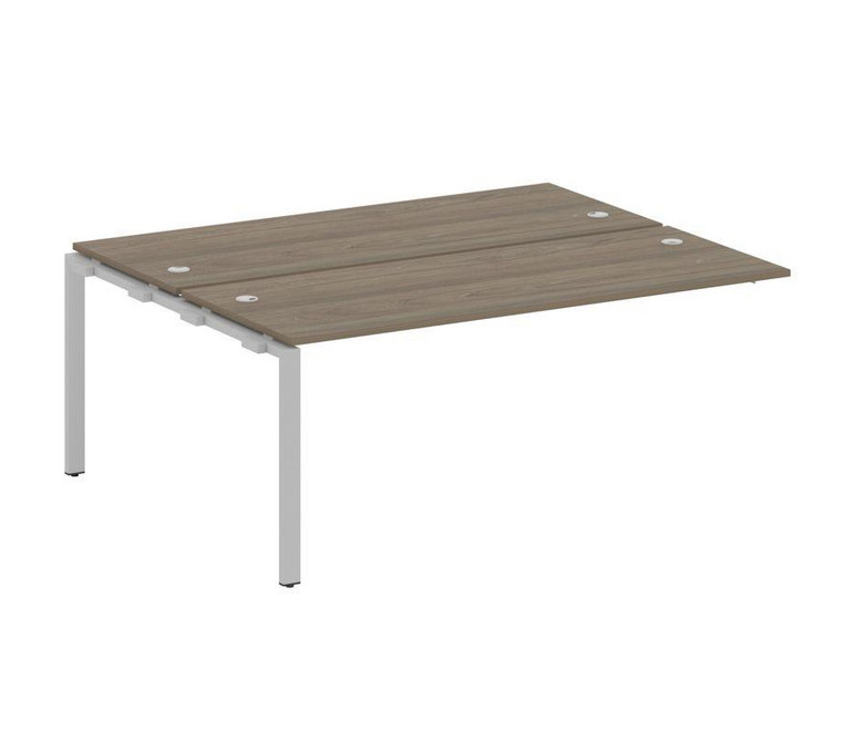 Metal System Проходной элемент рабочей станции на П-образном м/к БП.ПРС-СП-2.5 Вяз Благородный/Метал