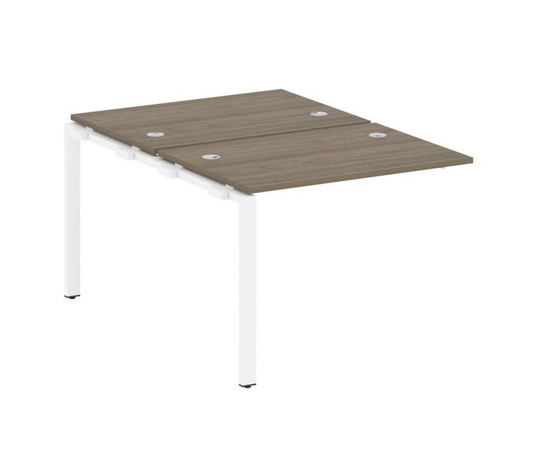 Metal System Проходной элемент рабочей станции на П-образном м/к БП.ПРС-СП-2.1 Вяз Благородный/Метал