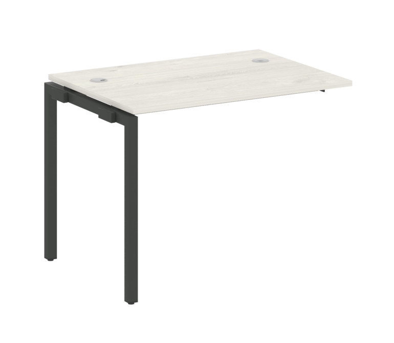 Metal System Quattro Проходной элемент рабочей станции на П-образном м/к 40БП.ПРС-СП-1.1 Дуб Наварра