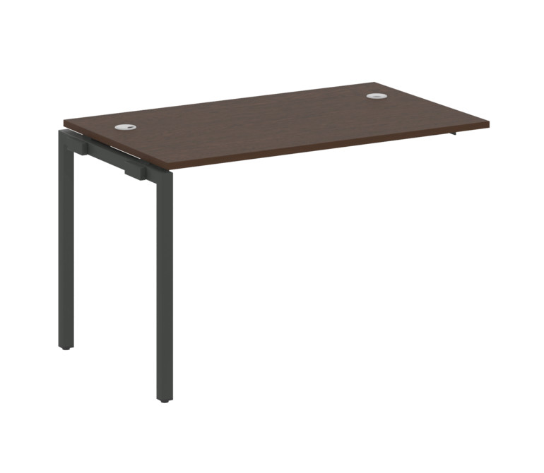 Metal System Quattro Проходной элемент рабочей станции на П-образном м/к 40БП.ПРС-СП-1.2 Венге Цаво/