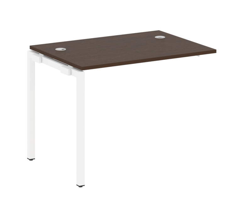 Metal System Quattro Проходной элемент рабочей станции на П-образном м/к 40БП.ПРС-СП-1.1 Венге Цаво/