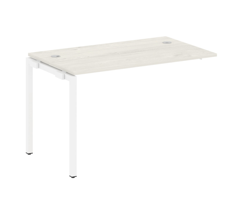 Metal System Quattro Проходной элемент рабочей станции на П-образном м/к 40БП.ПРС-СП-1.2 Дуб Наварра