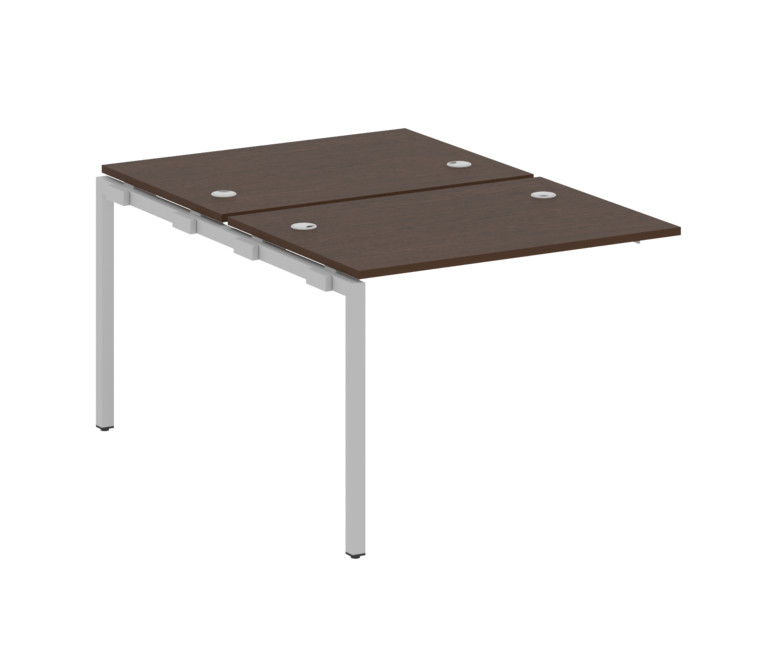 Metal System Quattro Проходной элемент рабочей станции на П-образном м/к 40БП.ПРС-СП-2.1 Венге Цаво/