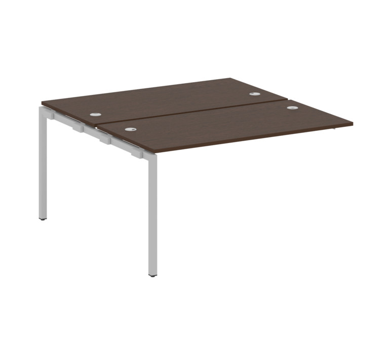 Metal System Quattro Проходной элемент рабочей станции на П-образном м/к 40БП.ПРС-СП-2.3 Венге Цаво/