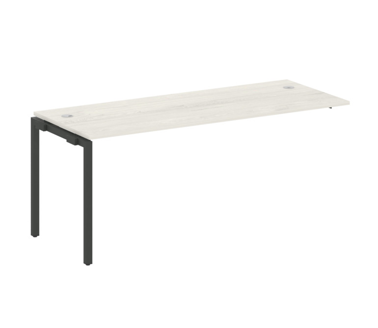 Metal System Quattro Проходной элемент рабочей станции на П-образном м/к 40БП.ПРС-СП-1.5 Дуб Наварра