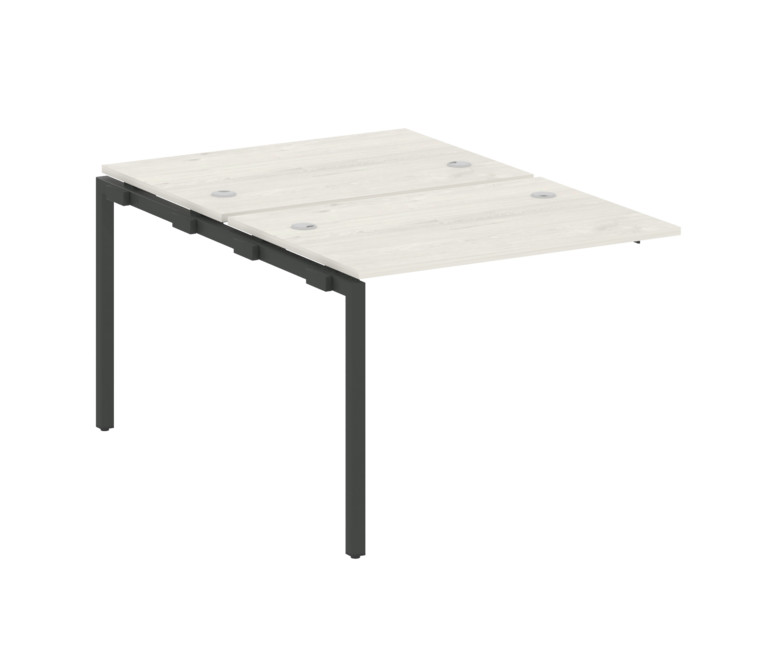 Metal System Quattro Проходной элемент рабочей станции на П-образном м/к 40БП.ПРС-СП-2.1 Дуб Наварра