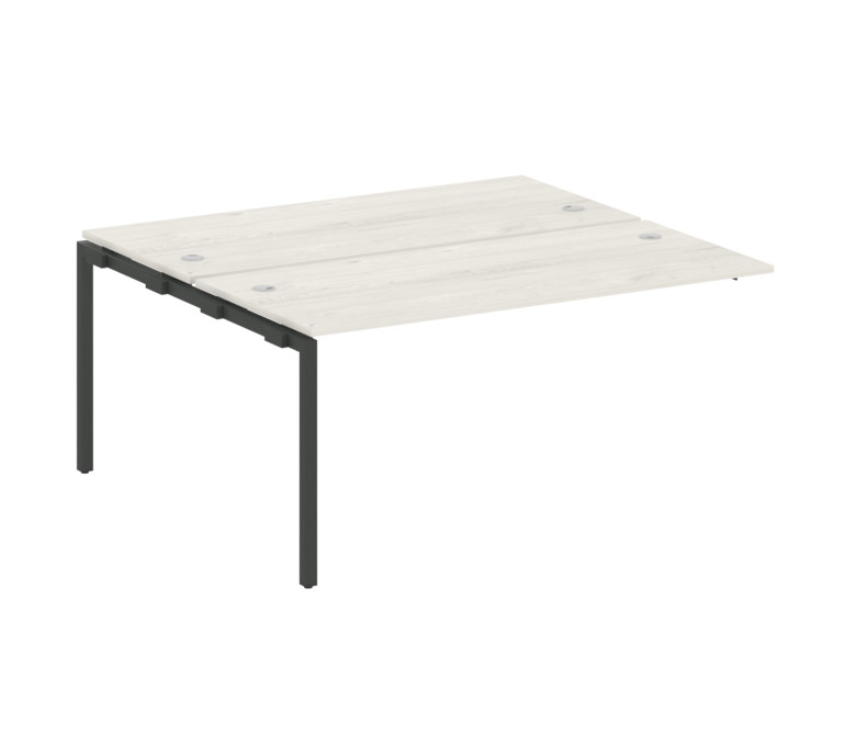 Metal System Quattro Проходной элемент рабочей станции на П-образном м/к 40БП.ПРС-СП-2.4 Дуб Наварра