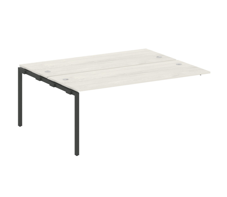 Metal System Quattro Проходной элемент рабочей станции на П-образном м/к 40БП.ПРС-СП-2.5 Дуб Наварра