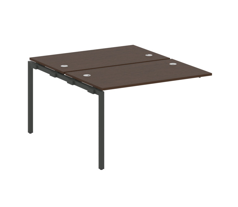 Metal System Quattro Проходной элемент рабочей станции на П-образном м/к 40БП.ПРС-СП-2.2 Венге Цаво/