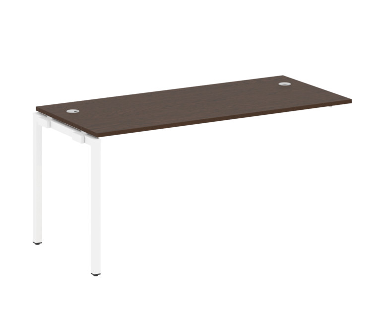 Metal System Quattro Проходной элемент рабочей станции на П-образном м/к 40БП.ПРС-СП-1.4 Венге Цаво/