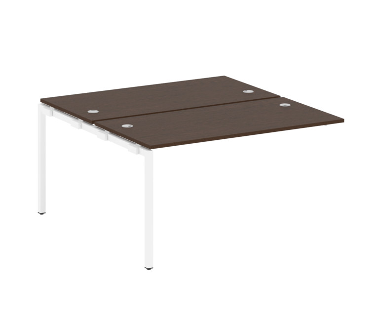 Metal System Quattro Проходной элемент рабочей станции на П-образном м/к 40БП.ПРС-СП-2.3 Венге Цаво/