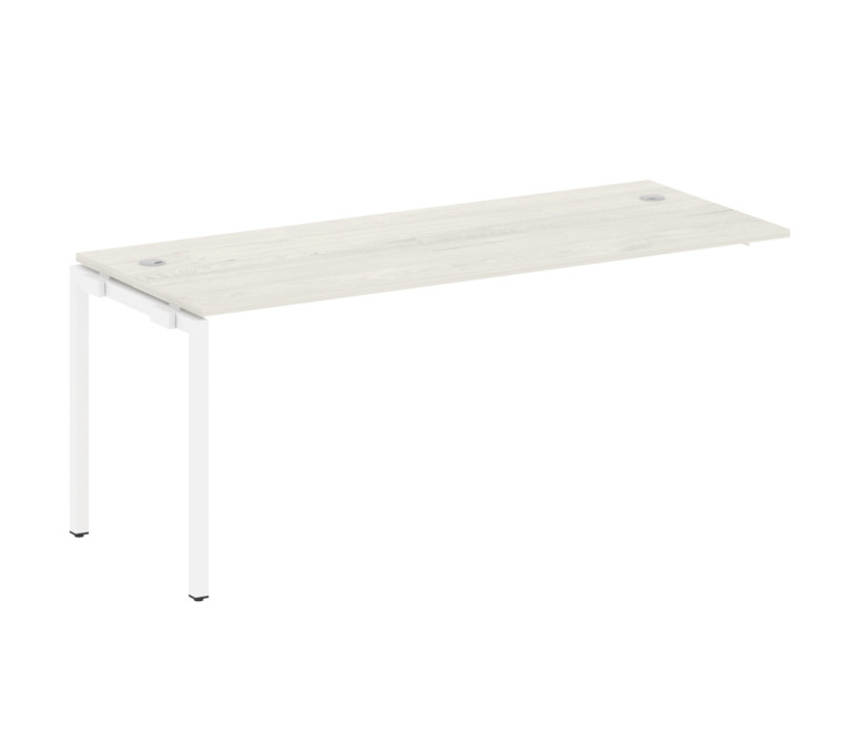 Metal System Quattro Проходной элемент рабочей станции на П-образном м/к 40БП.ПРС-СП-1.5 Дуб Наварра