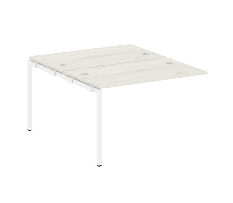 Metal System Quattro Проходной элемент рабочей станции на П-образном м/к 40БП.ПРС-СП-2.2 Дуб Наварра