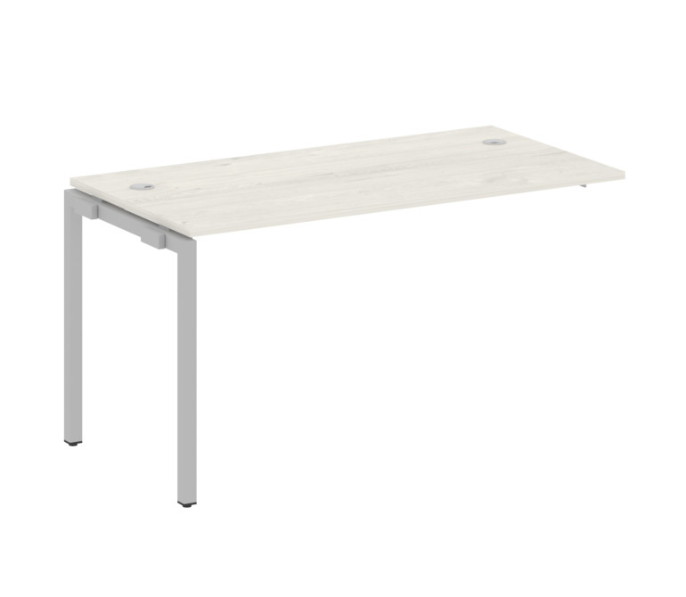 Metal System Quattro Проходной элемент рабочей станции на П-образном м/к 40БП.ПРС-СП-1.3 Дуб Наварра