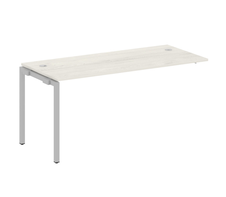 Metal System Quattro Проходной элемент рабочей станции на П-образном м/к 40БП.ПРС-СП-1.4 Дуб Наварра