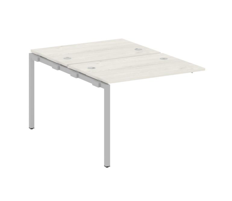 Metal System Quattro Проходной элемент рабочей станции на П-образном м/к 40БП.ПРС-СП-2.1 Дуб Наварра