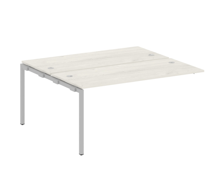 Metal System Quattro Проходной элемент рабочей станции на П-образном м/к 40БП.ПРС-СП-2.4 Дуб Наварра