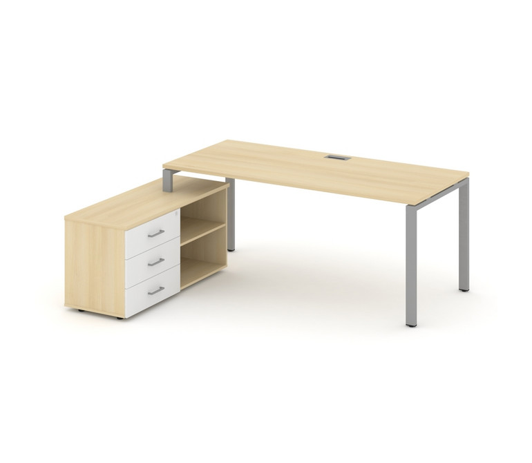 Style Project Direct Стол письменный с греденцией левой SN-6P.SRG-025.M(L) Акация Лорка/Акация Лорка