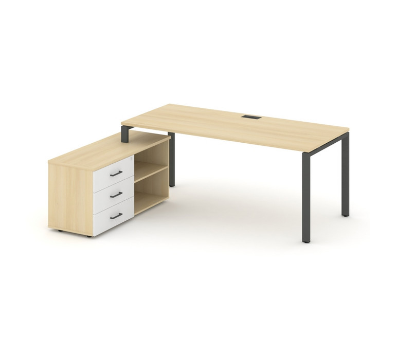 Style Project Direct Стол письменный с греденцией левой SN-6P.SRG-025.M(L) Акация Лорка/Акация Лорка