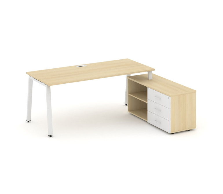 Style Project Direct Стол письменный с греденцией правой SN-6A.SRG-015.M(R) Акация Лорка/Акация Лорк