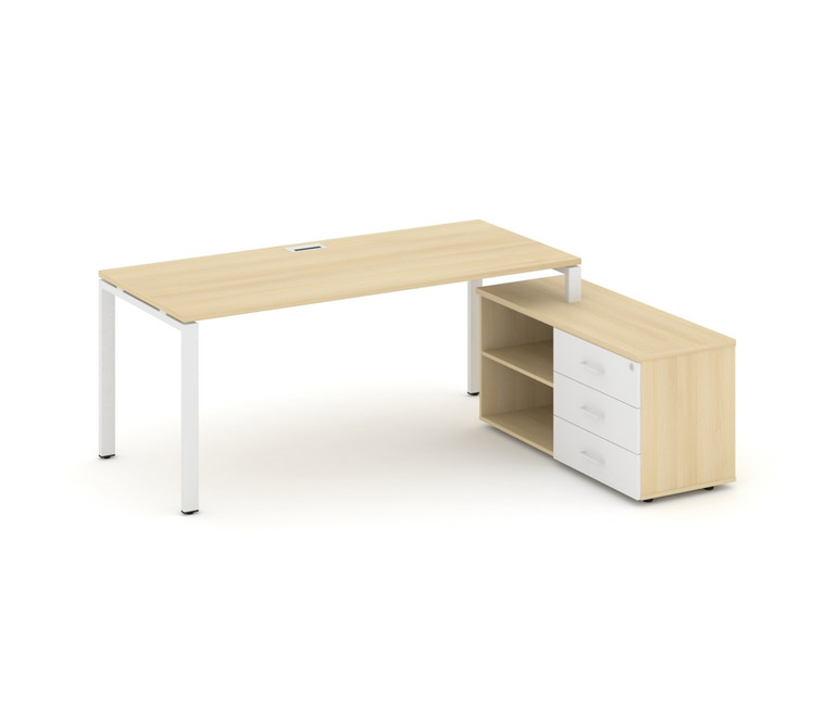 Style Project Direct Стол письменный с греденцией правой SN-6P.SRG-025.M(R) Акация Лорка/Акация Лорк