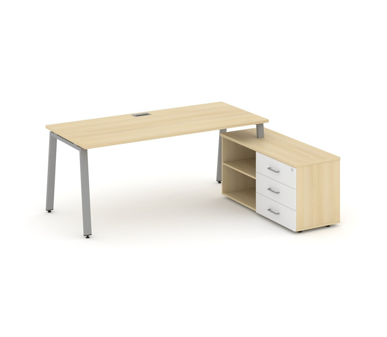 Style Project Direct Стол письменный с греденцией правой SN-6A.SRG-016.M(R) Акация Лорка/Акация Лорк