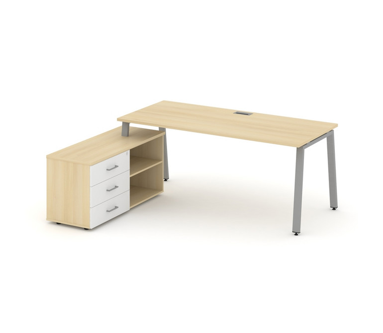 Style Project Direct Стол письменный с греденцией левой SN-6A.SRG-025.M(L) Акация Лорка/Акация Лорка