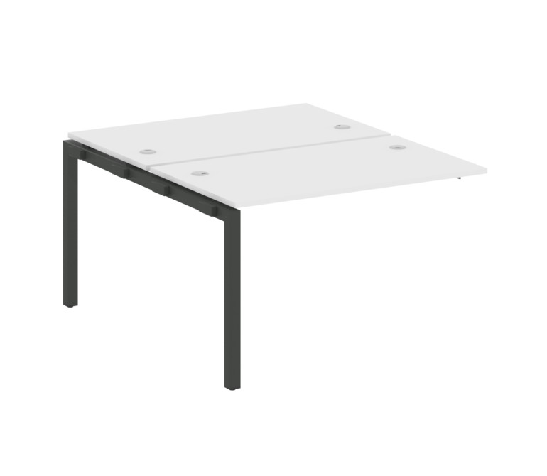 Metal System Quattro Проходной элемент рабочей станции на П-образном м/к 50БП.ПРС-СП-2.2 Белый/Метал