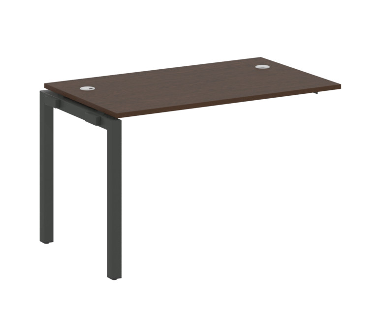 Metal System Quattro Проходной элемент рабочей станции на П-образном м/к 50БП.ПРС-СП-1.2 Венге Цаво/