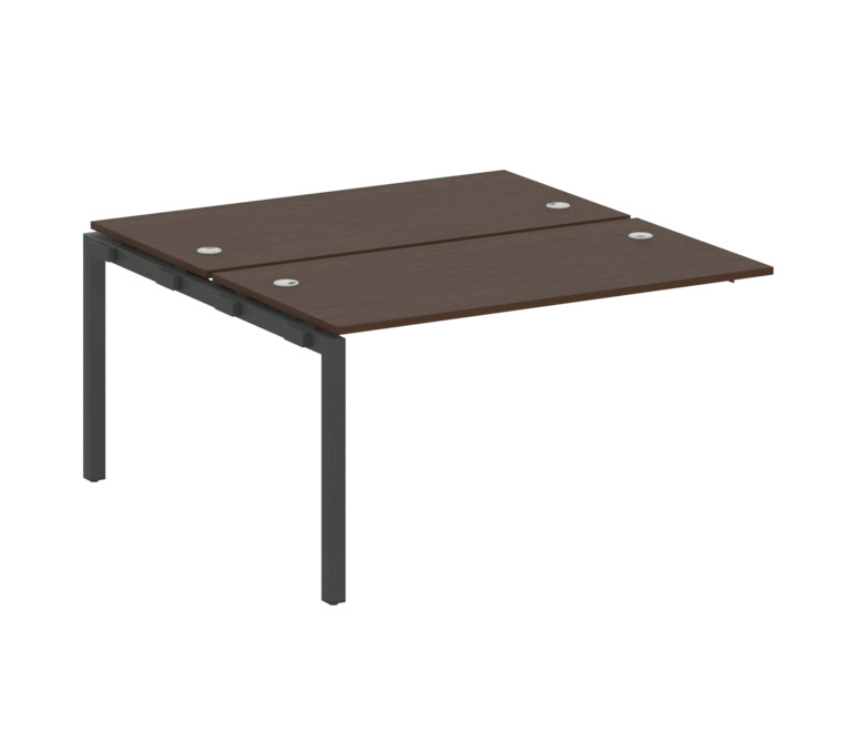 Metal System Quattro Проходной элемент рабочей станции на П-образном м/к 50БП.ПРС-СП-2.3 Венге Цаво/