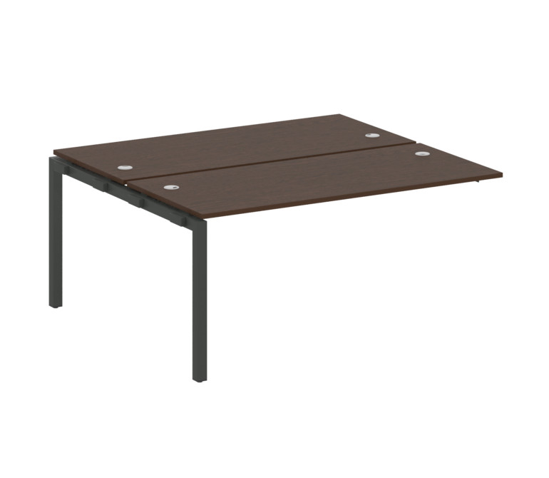 Metal System Quattro Проходной элемент рабочей станции на П-образном м/к 50БП.ПРС-СП-2.4 Венге Цаво/