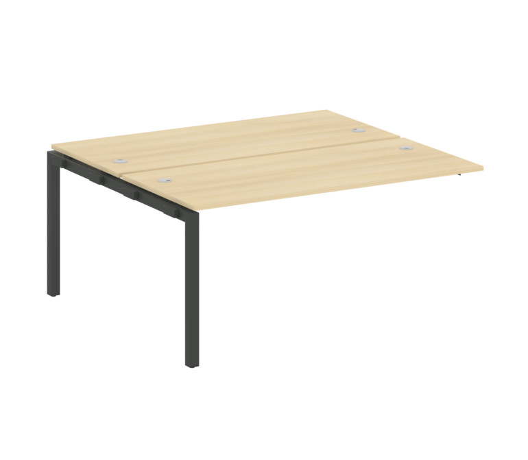 Metal System Quattro Проходной элемент рабочей станции на П-образном м/к 50БП.ПРС-СП-2.4 Акация Лорк