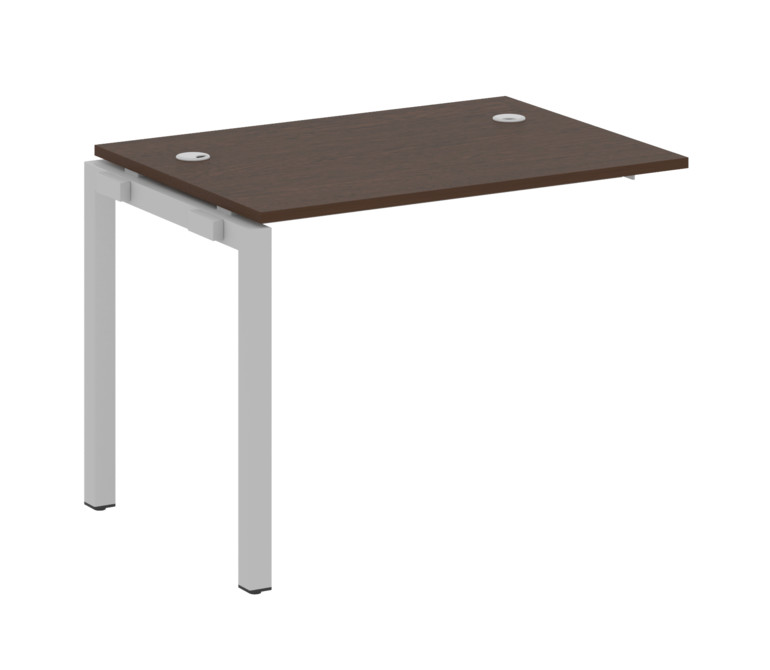 Metal System Quattro Проходной элемент рабочей станции на П-образном м/к 50БП.ПРС-СП-1.1 Венге Цаво/