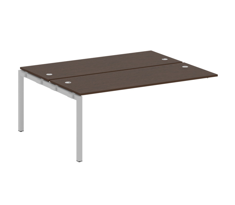 Metal System Quattro Проходной элемент рабочей станции на П-образном м/к 50БП.ПРС-СП-2.5 Венге Цаво/