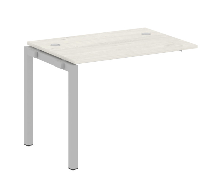 Metal System Quattro Проходной элемент рабочей станции на П-образном м/к 50БП.ПРС-СП-1.1 Дуб Наварра