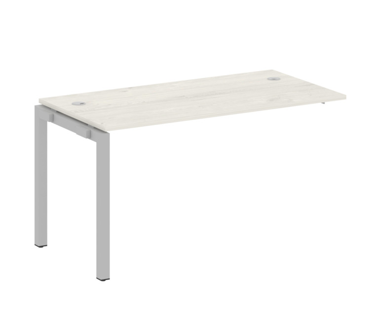 Metal System Quattro Проходной элемент рабочей станции на П-образном м/к 50БП.ПРС-СП-1.3 Дуб Наварра