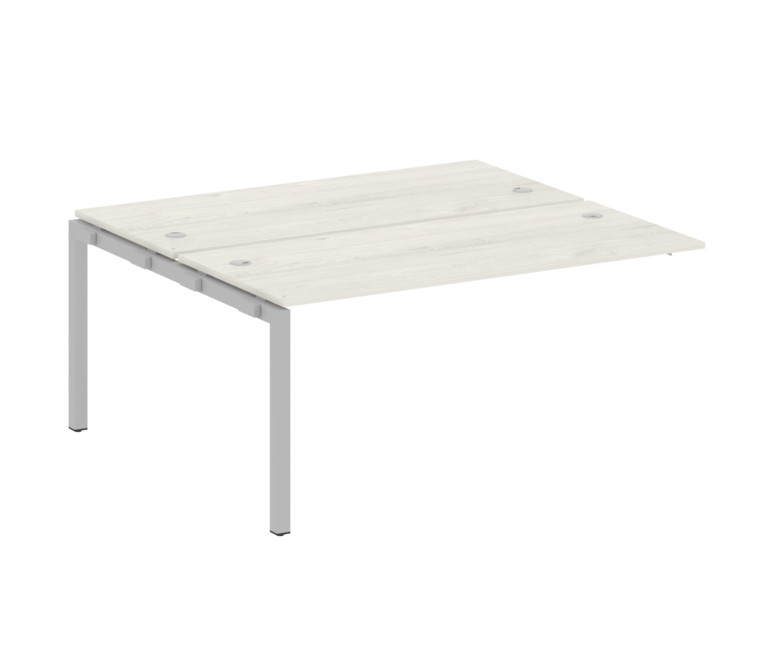 Metal System Quattro Проходной элемент рабочей станции на П-образном м/к 50БП.ПРС-СП-2.4 Дуб Наварра